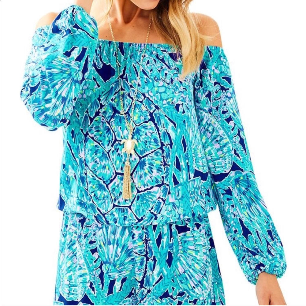 ISO Lana Romper in Tortuga Time size Small